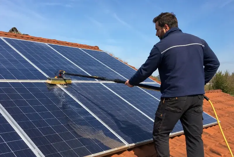 Nettoyage et entretien de panneaux solaires au Sel-de-Bretagne