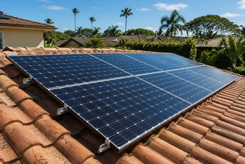 Installation de panneaux solaires au Sel-de-Bretagne